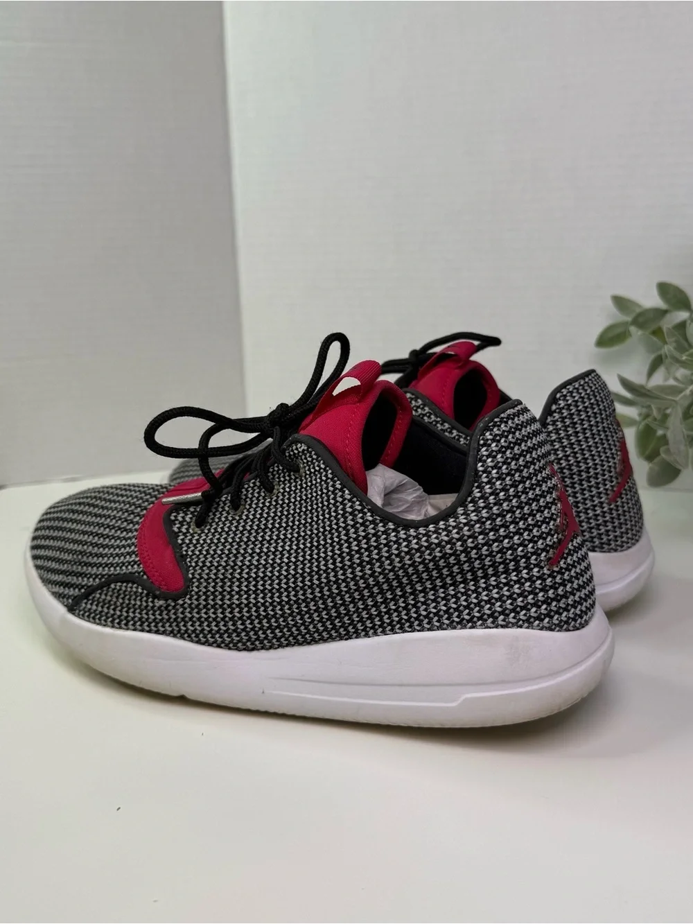 Air Jordan Boys Eclipse GG Black & White Athletic Shoes Sneakers Lace Up Size 9Y